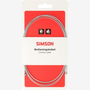Inderkabel Simson gearskifter rustfrit st�l