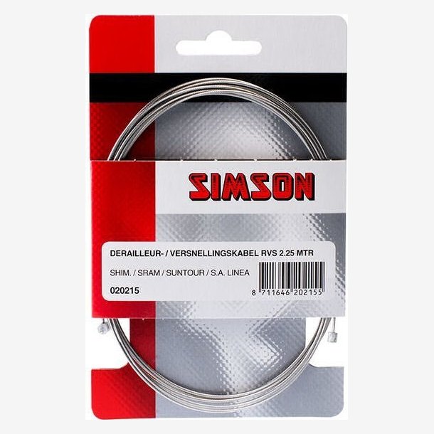 Shift cable Simson - stainless steel