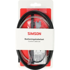 Gearkabels�t Simson Nexus 4/7/8 rustfrit st�l - sort
