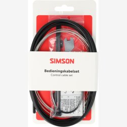 Gearkabels�t Simson Nexus 4/7/8 rustfrit st�l - sort