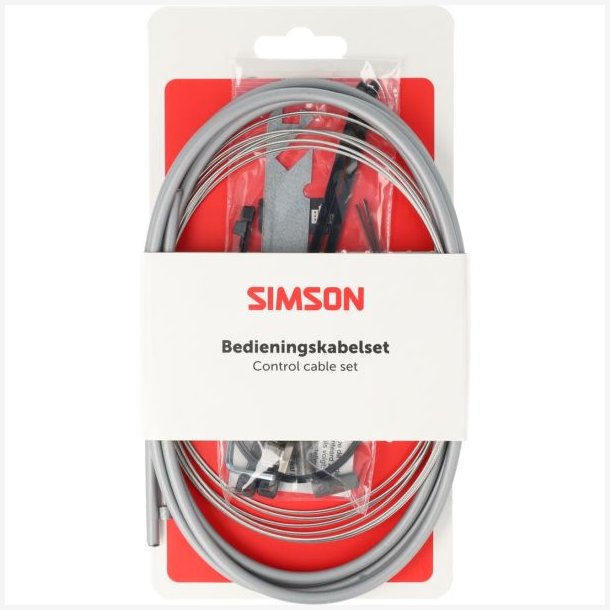 Gearkabels�t Simson Nexus 4/7/8 rustfrit st�l - gr�