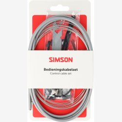 Gearkabels�t Simson Nexus 4/7/8 rustfrit st�l - gr�