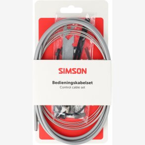 Gearkabels�t Simson Nexus 4/7/8 rustfrit st�l - gr�