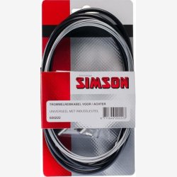 Simson Tromlebremsekabelst Kpl - Universal - sort