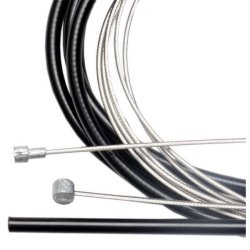 Simson bremsekabelst universal med unbrakongle rustfrit stl sort