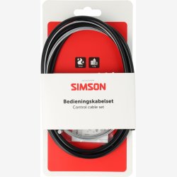 Gearkabels�t Simson komplet SA - sort