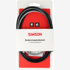 Gearkabels�t Simson komplet SA - sort