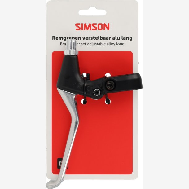 Simson Bremsegrebss�t Justerbart Langt Greb Aluminium/Sort