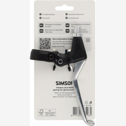 Simson Bremsegrebss�t Justerbart Langt Greb Aluminium/Sort