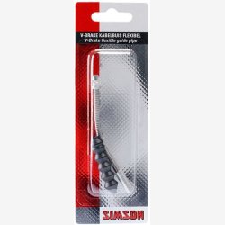 Simson V-Bremse Flexible Guide Pipe and Rubber Boot (2x)
