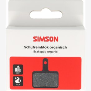 Skivebremseklods Simson organisk