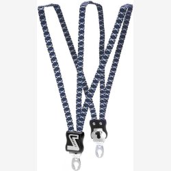 Luggage carrier strap Trio Simson with 3 straps - marine/white