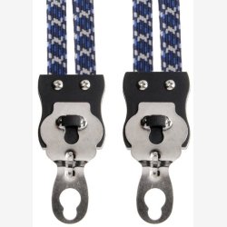 Luggage carrier strap Trio Simson with 3 straps - marine/white