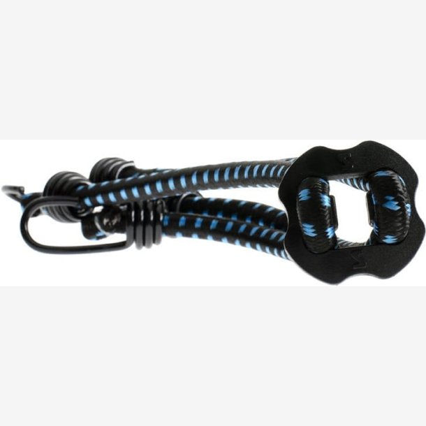 Spider strap Simson 4 hooks - black/blue