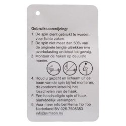 Simson elastik stropper - sort