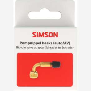 Simson h�jrevinklet pumpenippel Auto/AV
