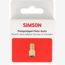 Simson Cykel-/Bilpumpenippel