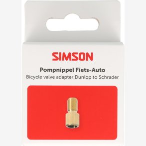 Simson Cykel-/Bilpumpenippel
