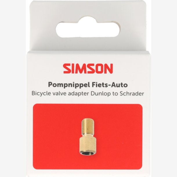Simson Cykel-/Bilpumpenippel