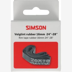 Simson f�lgb�nd gummi 24"-28" 16 mm bred