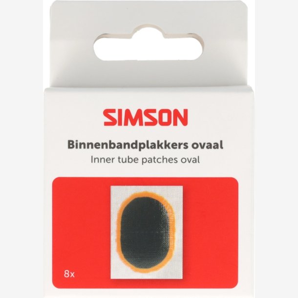 Simson Slangelapper Ovale 8 stk.