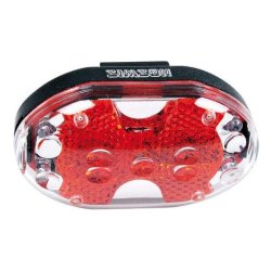 Simson Baglygte LED med batterier