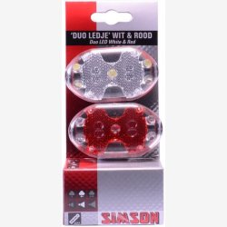 Simson lygtest med batterier 5-LED