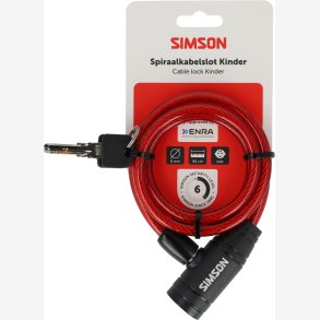 Simson Spiralkabell�s B�rn 8mm x 90cm