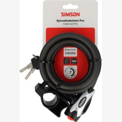 Simson Spiralkabell�s Pro St�rrelse XXL - 12mm x 180cm