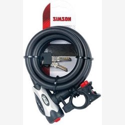 Simson spiralls Lock Pro, strrelse XXL 180 cm
