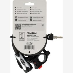 Simson Spiralkabell�s Pro St�rrelse XXL - 12mm x 180cm