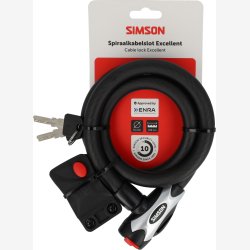 Simson Spiralkabell�s Excellent St�rrelse L - 15mm x 100cm