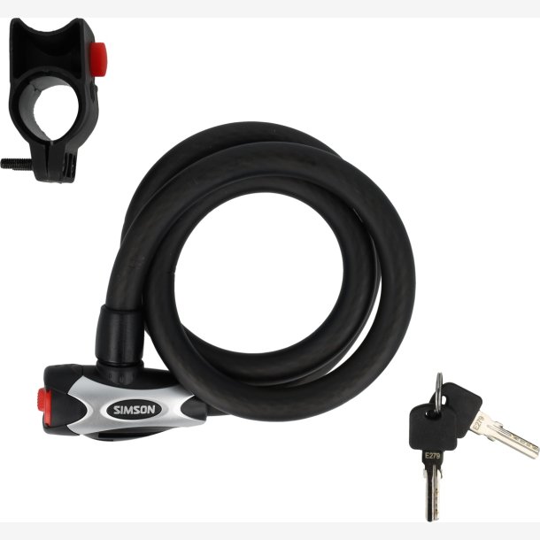 Simson Spiralkabell�s Excellent St�rrelse L - 15mm x 100cm