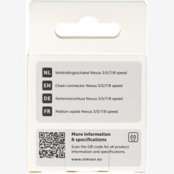 Simson Forbindelsesled Nexus 1/2"x3/32" 3/5/7/8-speed