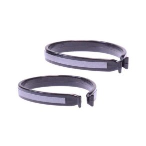 Simson bukseklemmer i plastik med reflekser, 2 stk.