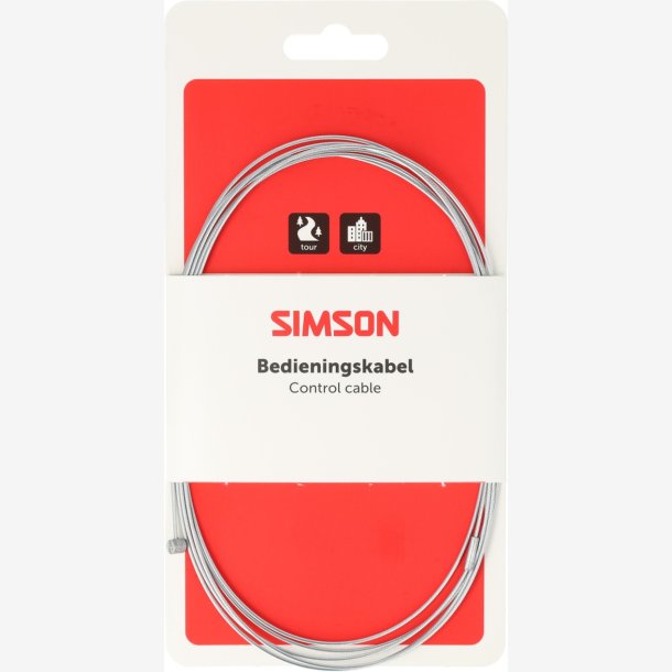 Simson gearkabel Gazelle / Sturmey Archer - galvaniseret