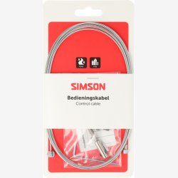 Tromlebremse inderkabel Simson universal rustfrit st�l - s�lv