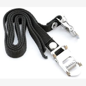 Simson Pedal Straps - black (2 pieces)