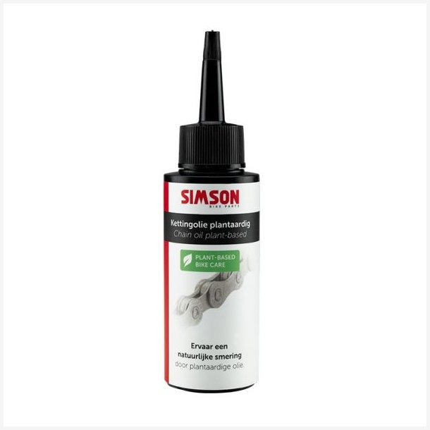 Kdeolie Simson plantebaseret sort/rd