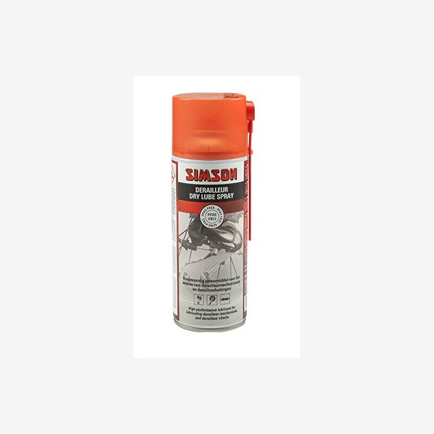 Derailleur Simson Dry Lube Spray 400ml orange