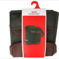 Simson Urban 15L enkelt cykeltaske - olivengr�n