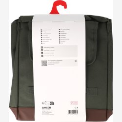 Simson Urban 15L enkelt cykeltaske - olivengr�n