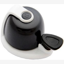 Cykelklokke Simson Allure - black/white