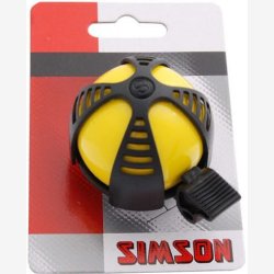 Cykelklokke Simson Joy - yellow/black