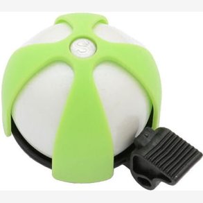 Cykelklokke Simson Sport - white/lime