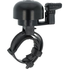 Simson Mini cykelklokke med fleksibel rem 32mm - sort