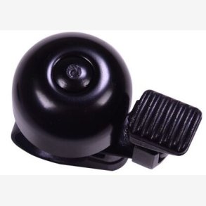 Simson Cykelklokke Mini 32mm with fixed plastic mounting - black