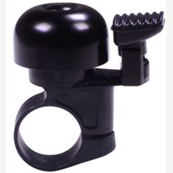 Simson Cykelklokke Mini 32mm with fixed plastic mounting - black