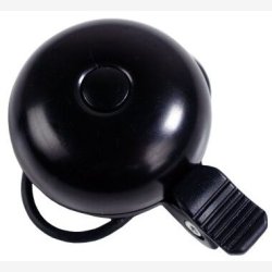 Cykelklokke Simson Race with rubber elastic mounting - black