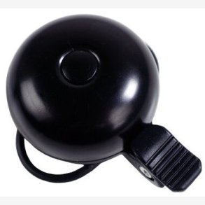 Cykelklokke Simson Race with rubber elastic mounting - black